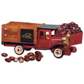 Classic Wooden 1925 Stake Truck with Chocolate Almonds